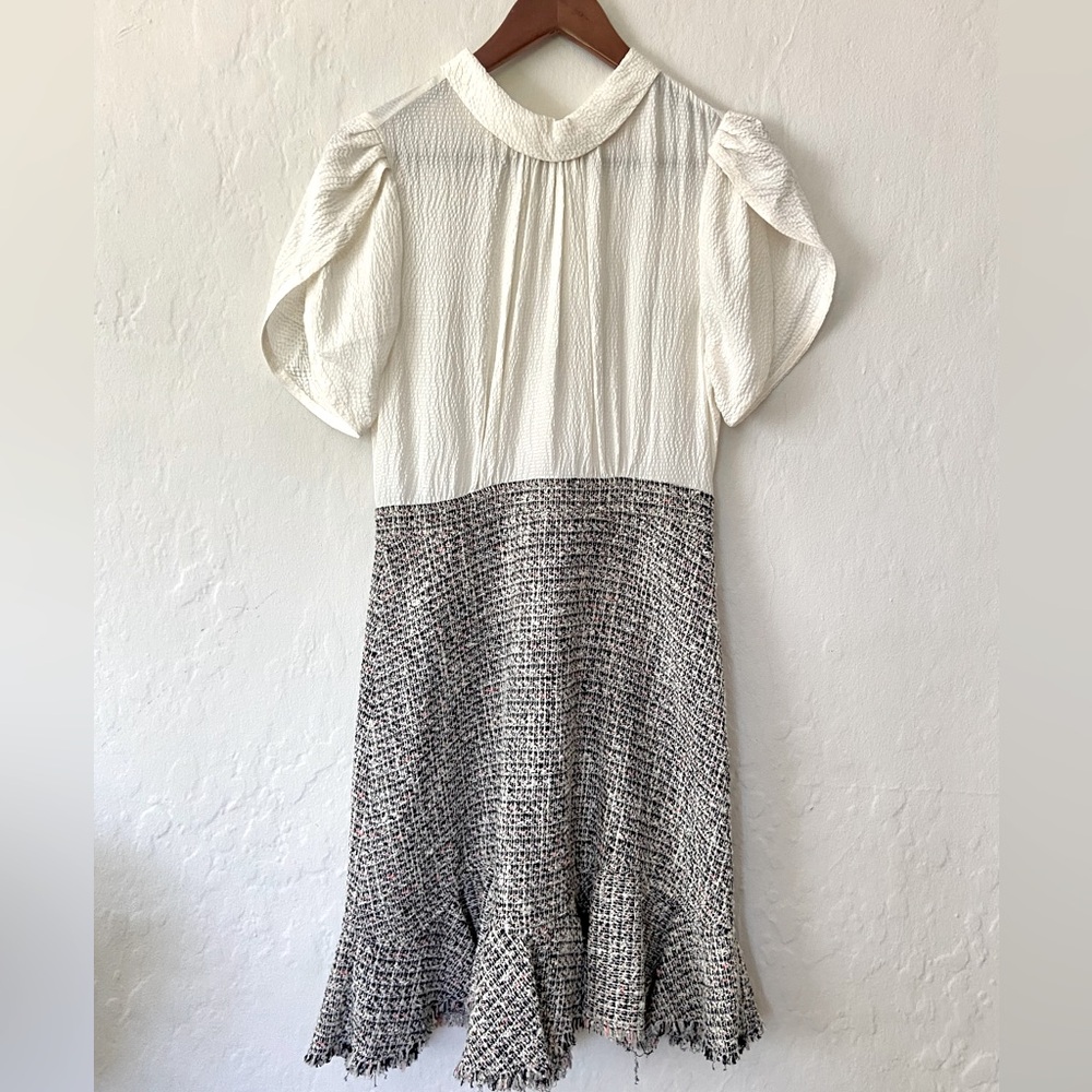 NWOT Rebecca Taylor silk & wool dress - size 4